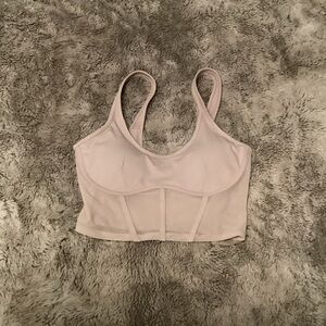 Alo Yoga Airbrush Mesh Corset Tank